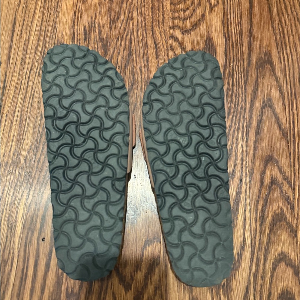 Birkenstock Madrid Big Buckle Strap Sandals in Barbie Pale Pink with Gold Buckle - Picture 4 of 5